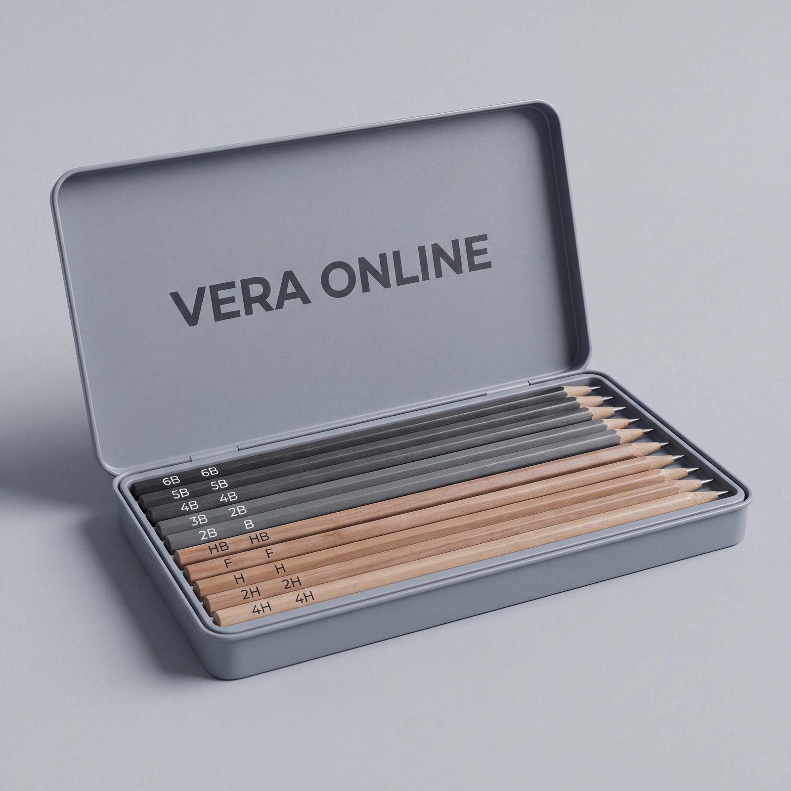 Graded Pencil Set, 6B to 4H